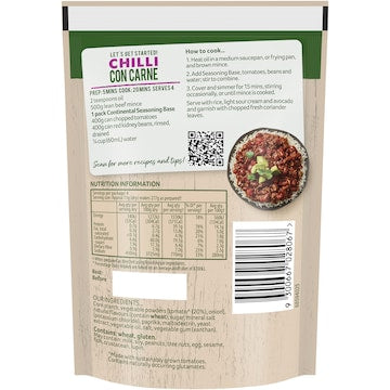 Continental Classics Recipe Base Chilli Con Carne 40g