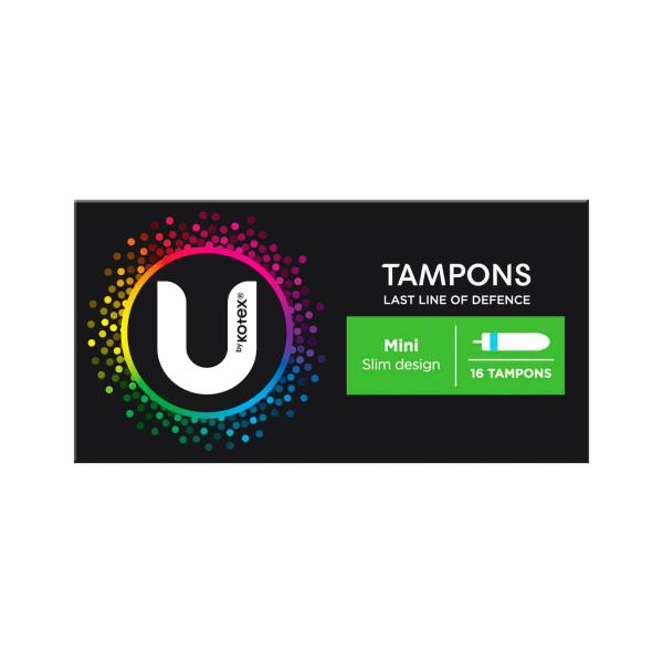 U BY KOTEX TAMPONS MINI SLIM 16 PACK