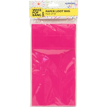 Whiz Pop Bang Paper Loot Bags Assorted 10 pack