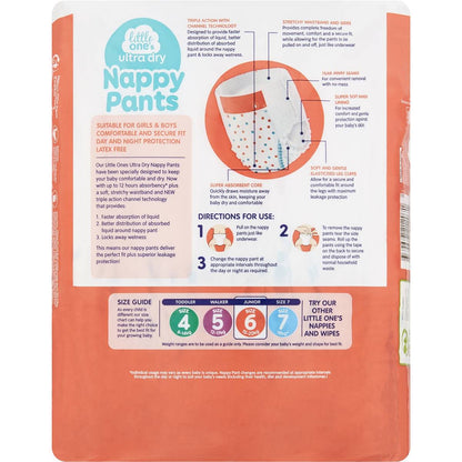 Little One's Nappy Pants Junior 15-20 Kg 21 Pack