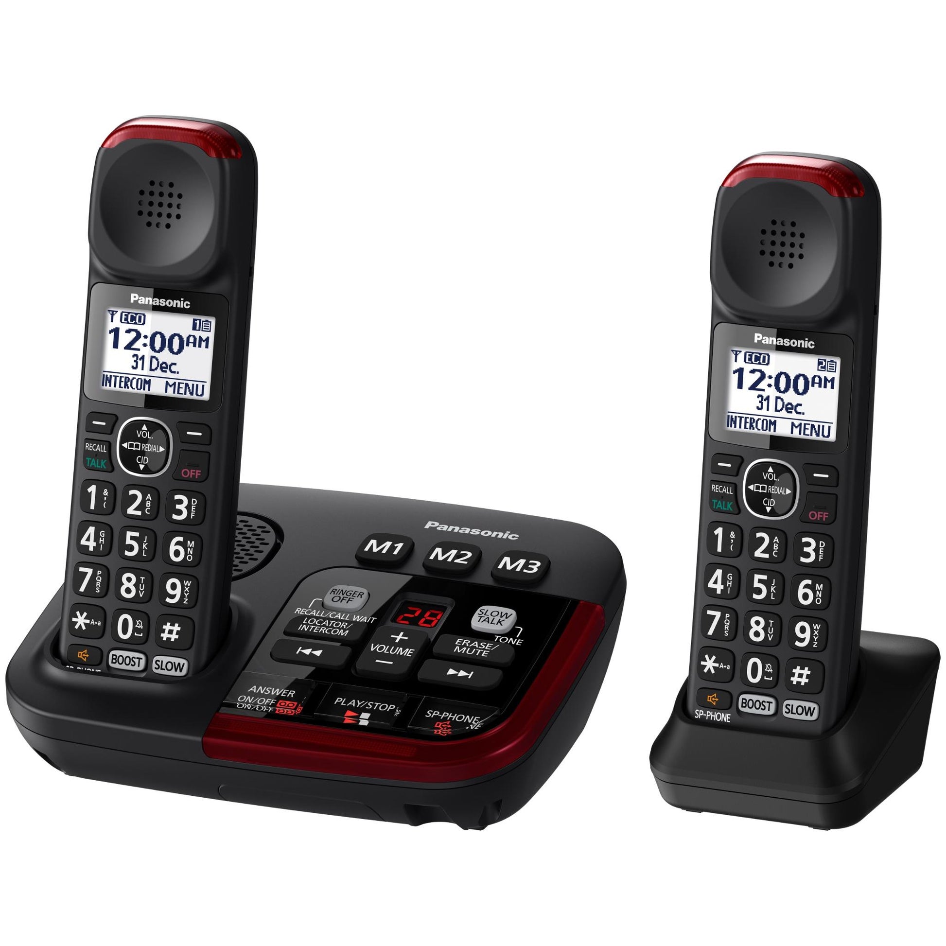 Panasonic KX-TGM422AZB Amplified Cordless Twin Handset