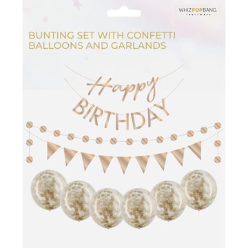 Whiz Pop Bang Happy Birthday Bunting Set each