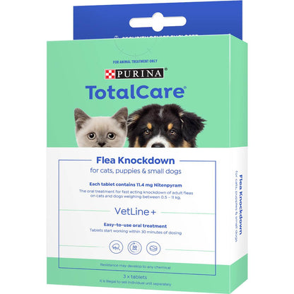Total Care Capstar Puppy Small Dog/Cat 3 Pack