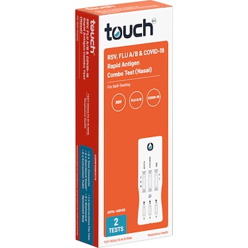 Touch RSV Flu & Covid 19 Rapid Antigen Test 2 pack