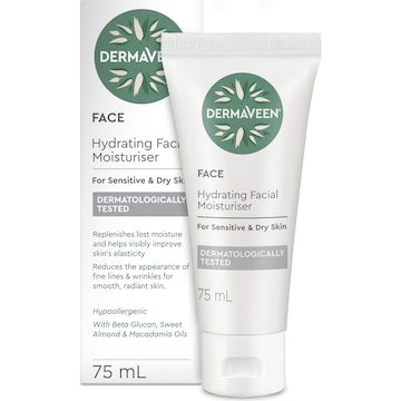 DermaVeen Hydrating Facial Moisturiser 75mL