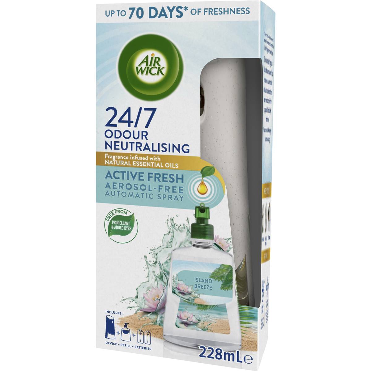 Air Wick Automatic Air Freshener Island Breeze 228mL