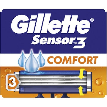 Gillette Sensor3 Comfort Shaving Razor 8 pack