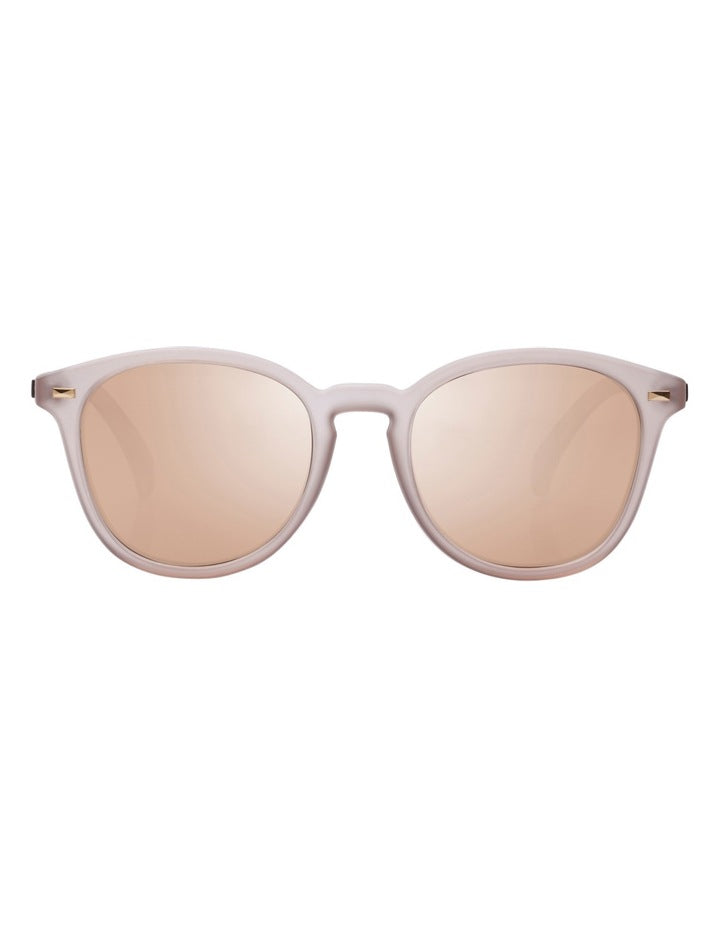 Bandwagon Tan Round Sunglasses 1702090