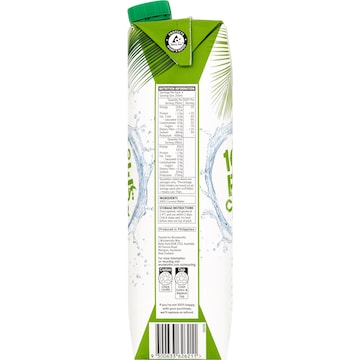 Woolworths 100% Pure Coconut Water 1L