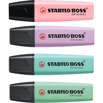 Stabilo Boss Pastel 4 pack
