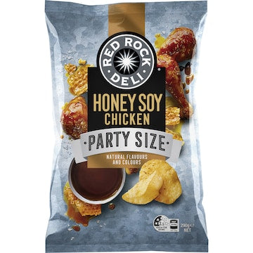 Red Rock Deli Potato Chips Honey Soy & Chicken 290g