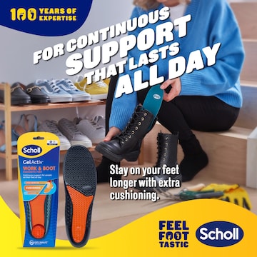 Scholl Gel Activ Work & Boot Insoles Small Pair each