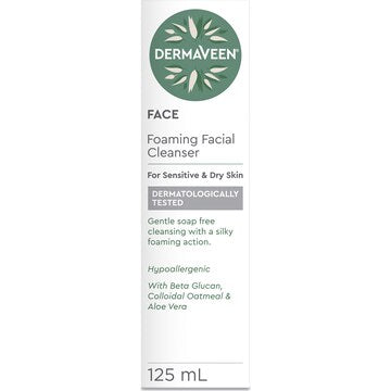 DermaVeen Foaming Facial Cleanser Sensitive & Dry Skin 125mL