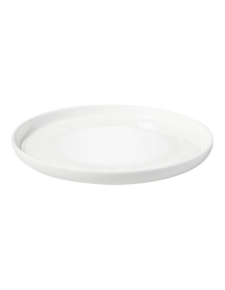 Cashmere High Rim Coupe Plate 18cm in White