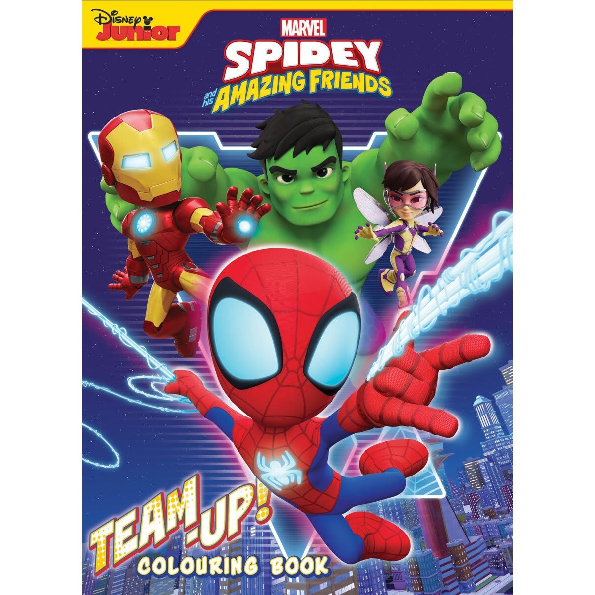 Disney Junior Marvel Spidey and His Amazing Friends Team-Up Colouring Book