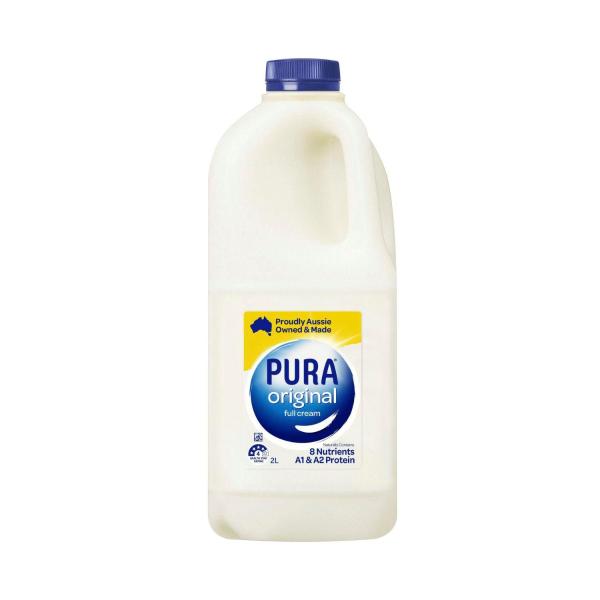 PURA FULL CREAM MILK 2L