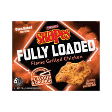 ARNOTT'S SHAPES FULLY LOADED FLAME GRILLED CHICKEN CRACKER BISCUITS 130G