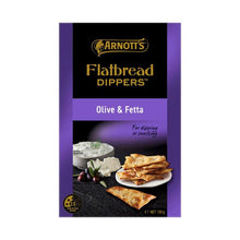 ARNOTTS FLATBREAD DIPPERS:FETA & OLIVE:.:130 GRAM
