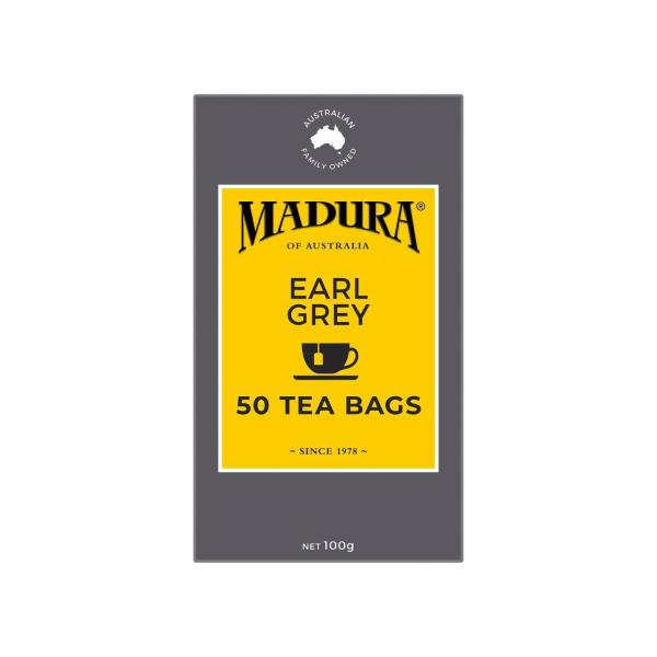 MADURA TEA BAGS:EARL GREY:.:50 PACK