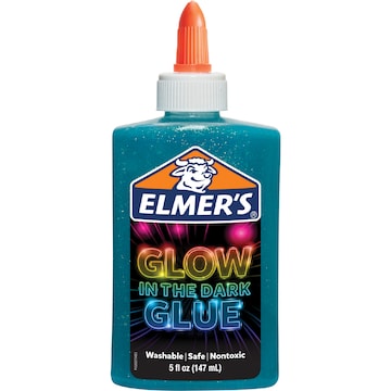 Elmer's Glow In The Dark Glue Blue 147mL