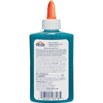 Elmer's Glow In The Dark Glue Blue 147mL