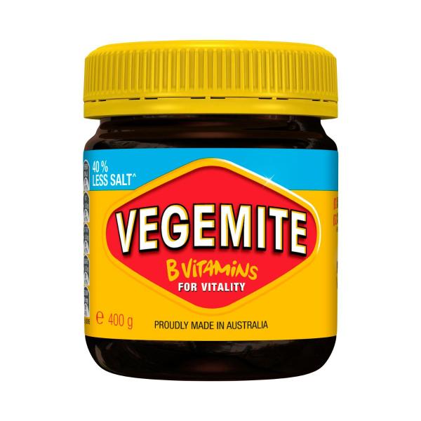 BEGA VEGEMITE SALT REDUCED 400G