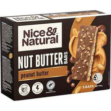 Nice & Natural Nut Butter Bars Peanut Butter 5 pack