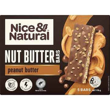 Nice & Natural Nut Butter Bars Peanut Butter 5 pack