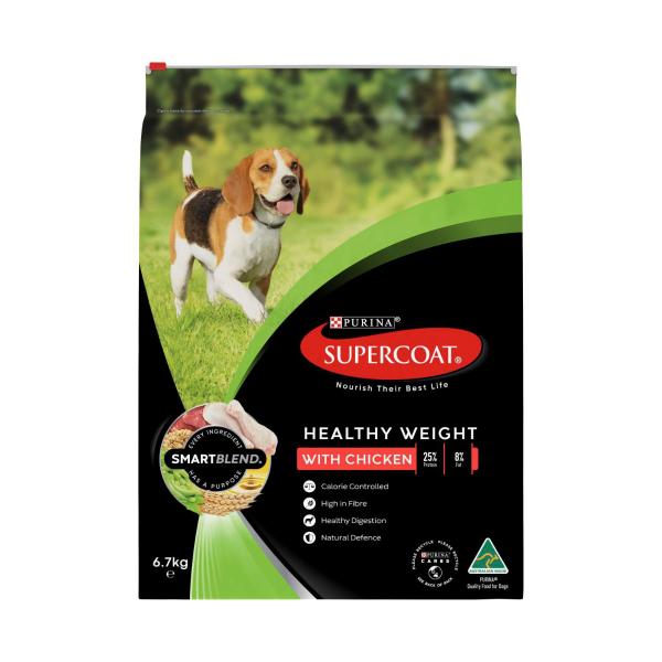 SUPERCOAT SMARTBLEND ADULT HEALTHY WEIGHT DRY DOG FOOD 6.7KG