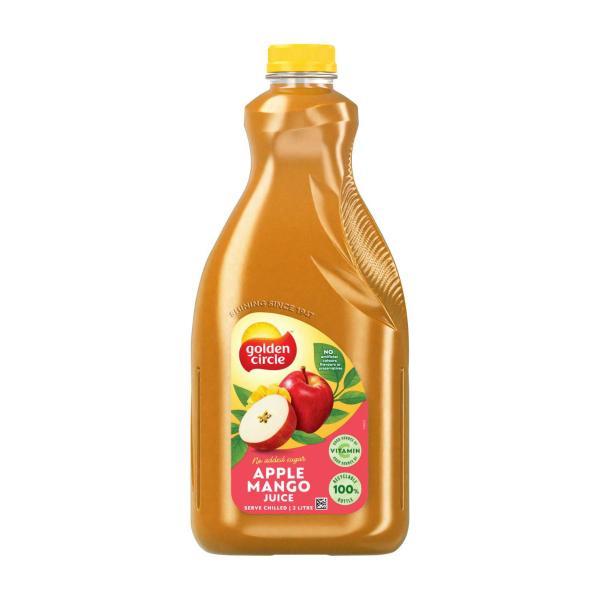 GOLDEN CIRCLE 100% JUICE:APPLE MANGO:.:2 LITRE