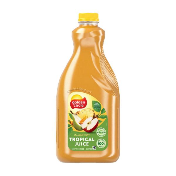 GOLDEN CIRCLE 100% JUICE:TROPICAL:.:2 LITRE