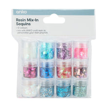 12 Pack Resin Mix-In Sequins