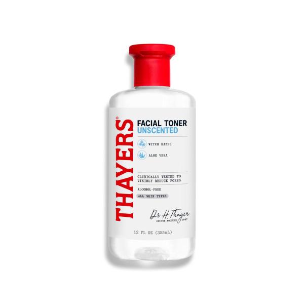 THAYERS UNSCENTED ALCOHOL FREE TONER W WITCH HAZEL & ALOE VERA 355ML