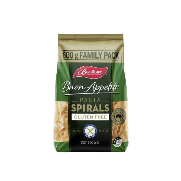 BUONTEMPO GLUTEN FREE SPIRALS 600G