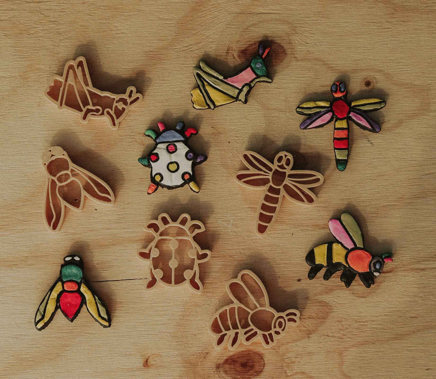Kinfolk Pantry Mini Insect Eco Cutter Set Playdough Sand Toys Art and craft for kids 3yrs+