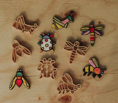 Kinfolk Pantry Mini Insect Eco Cutter Set Playdough Sand Toys Art and craft for kids 3yrs+