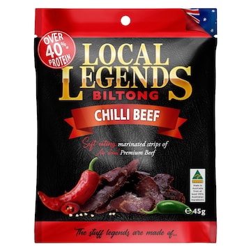 Local Legends Biltong Chilli 45g