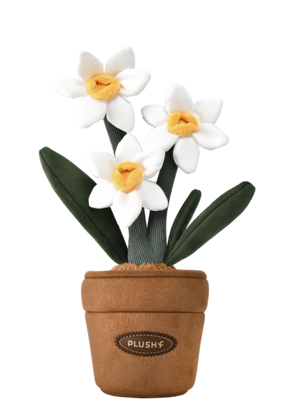 PlushWoods Daffodil Plant Plush With Pot 25cm