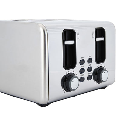 4 Slice Stainless Steel Toaster