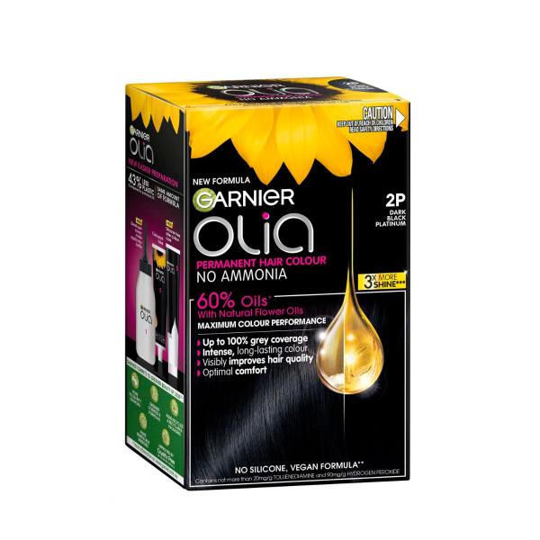GARNIER OLIA HAIR COLOUR 2P PLATINUM BLACK 1PACK