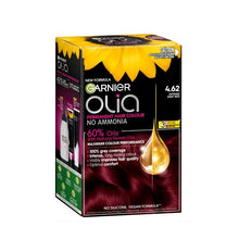 GARNIER OLIA HAIR COLOUR 4.62 INTENSE DEEP RED 1PACK