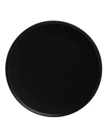 Caviar High Rim Plate 24.5cm in Black