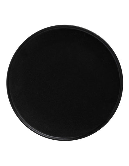 Caviar High Rim Plate 24.5cm in Black