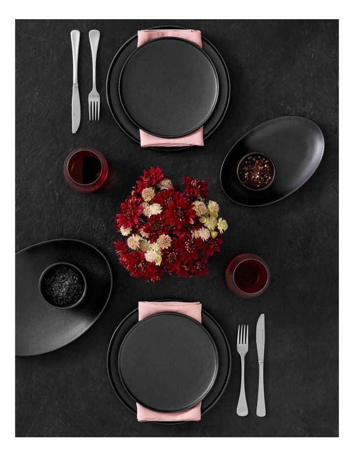 Caviar High Rim Plate 26.5cm in Black