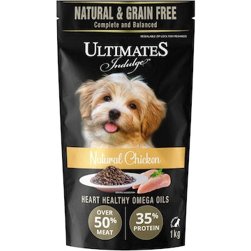 Ultimates Indulge Dry Dog Food Natural Chicken 1kg