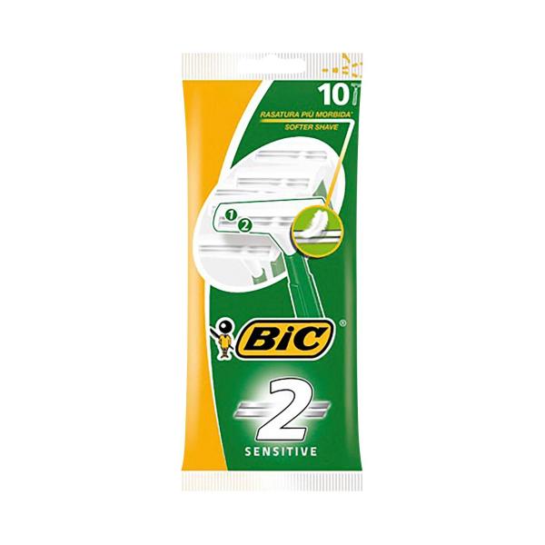 BIC EASY 2 SENSITIVE DISPOSABLE RAZOR 10 PACK