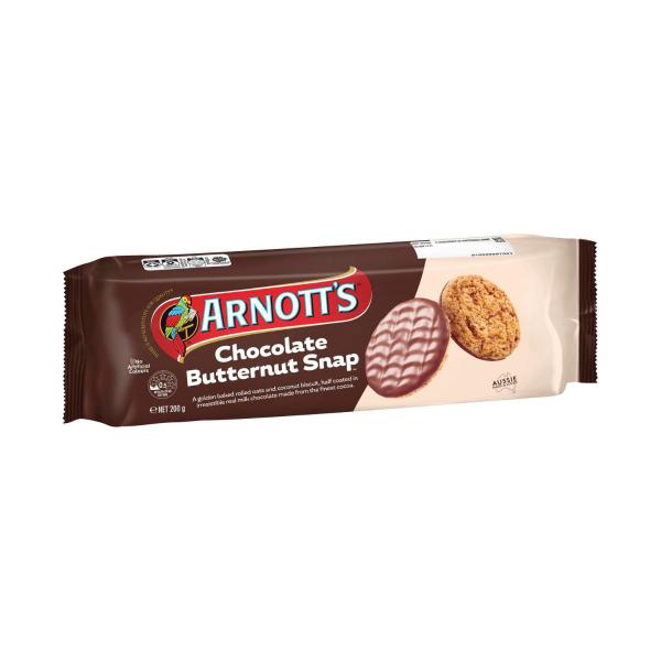 ARNOTTS CHOCOLATE :BUTTERNUT SNAPS 200G