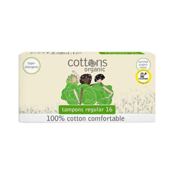Regular 100% Cotton Tampons