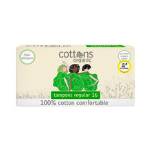 COTTONS ORGANIC TAMPONS REGULAR 16 PACK