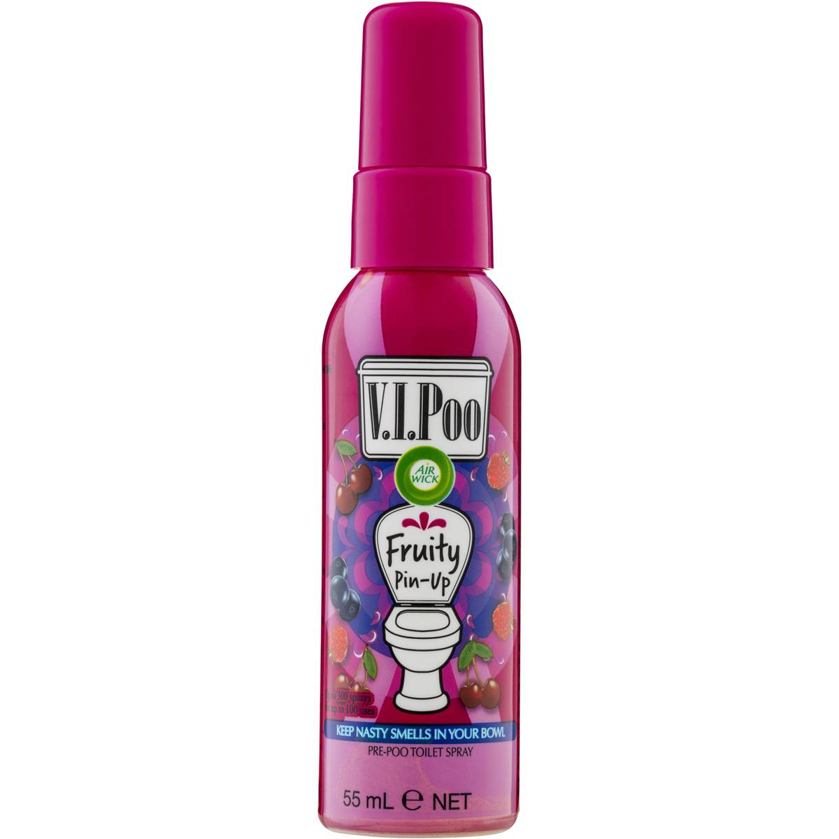 Air Wick VIPoo Fruity Pin Up Toilet Spray 55ml